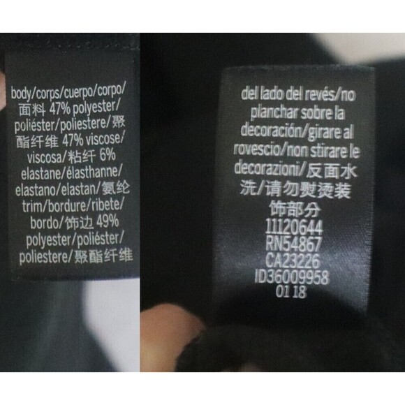 Victoria's Secret Women Size S Black Pullover Hood Mini Sweater Dress Open Back - Picture 16 of 16